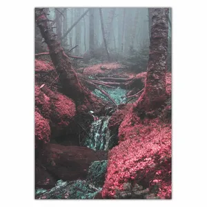تابلو شاسی ونسونی طرح Jungle Bloom سایز 70 × 50 سانتی متر
