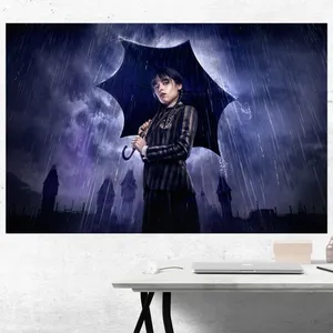 تابلو شاسی مدل سریال ونزدی آدامز Wednesday  کد 1069