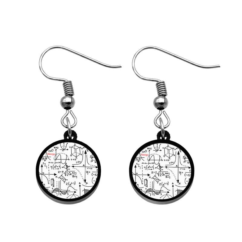 گوشواره زنانه ناکسیگو مدل شب تاب طرح ریاضی کد ES7378 گوشواره زنانه ناکسیگو مدل شب تاب طرح ریاضی کد ES7378