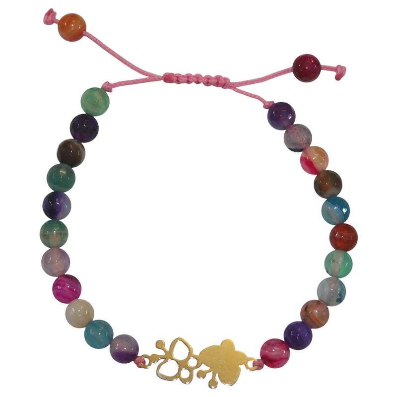 دستبند طلای 18 عیار زنانه پندار گلد مدل DM75