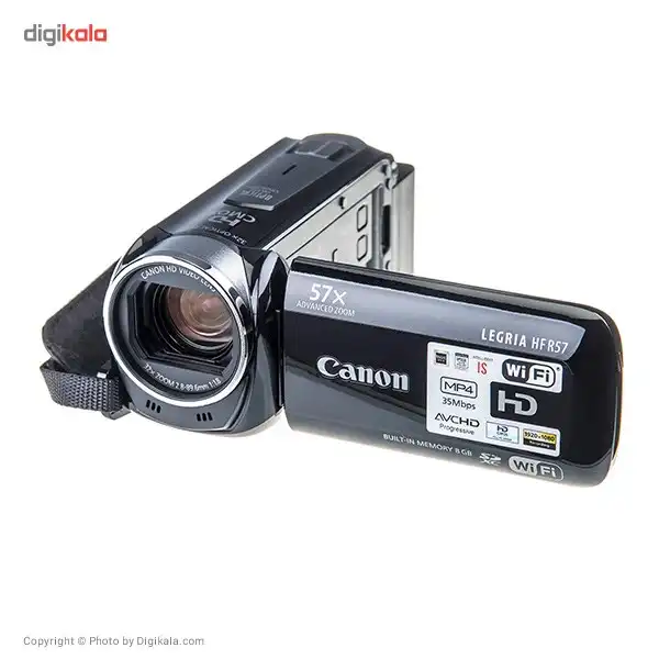 دوربین فیلم برداری کانن Legria HF R57 به همراه کیف و کارت حافظه 8 گیگابایتی سندیسک