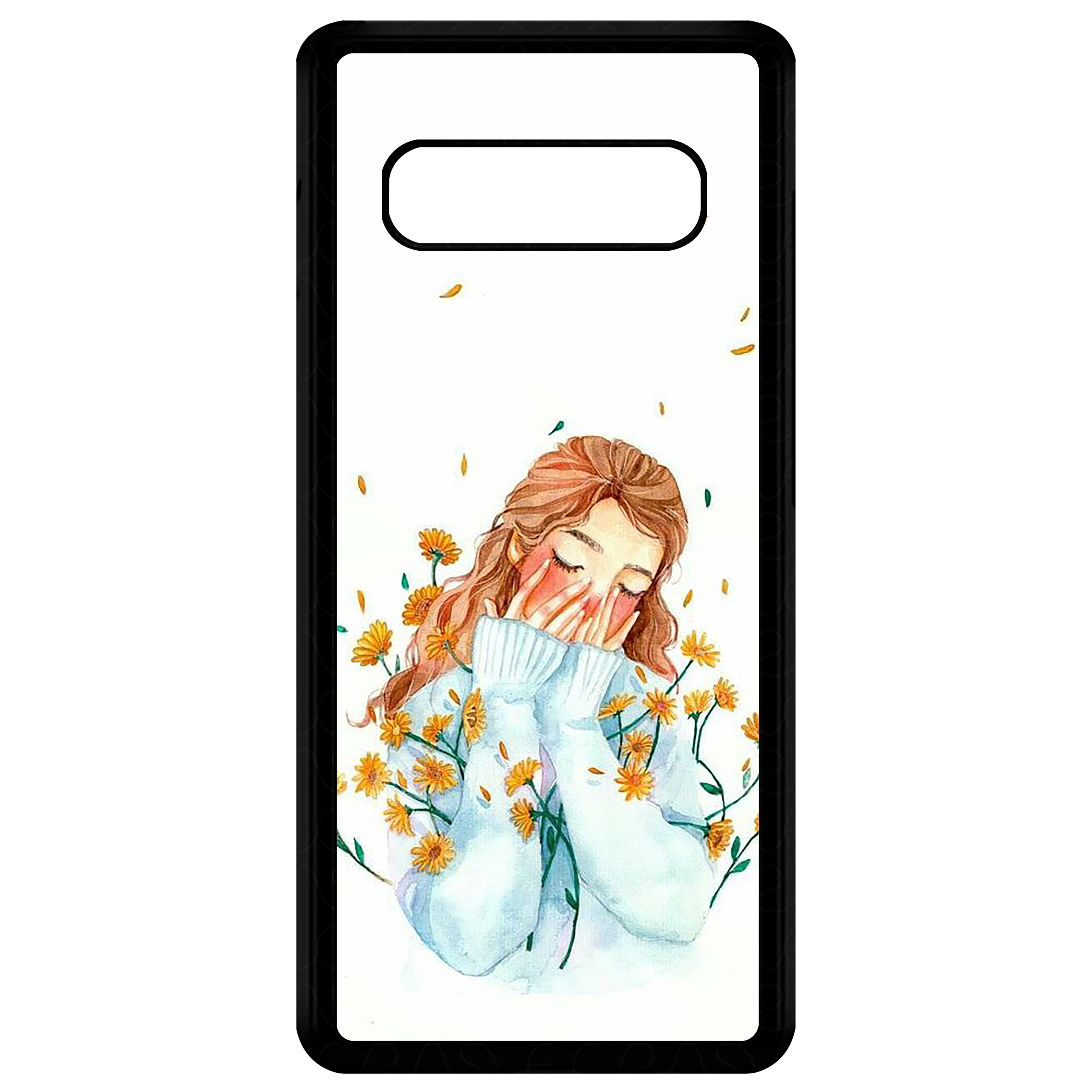 کاور طرح Girl مدل CHL50315 مناسب برای گوشی موبایل سامسونگ Galaxy S10