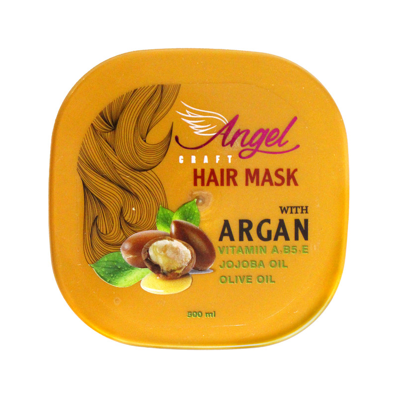 ماسک مو انجل کرفت مدل آرگان حجم 500 میلی لیتر مجموعه 2 عددی ماسک مو انجل کرفت مدل آرگان حجم 500 میلی لیتر مجموعه 2 عددی