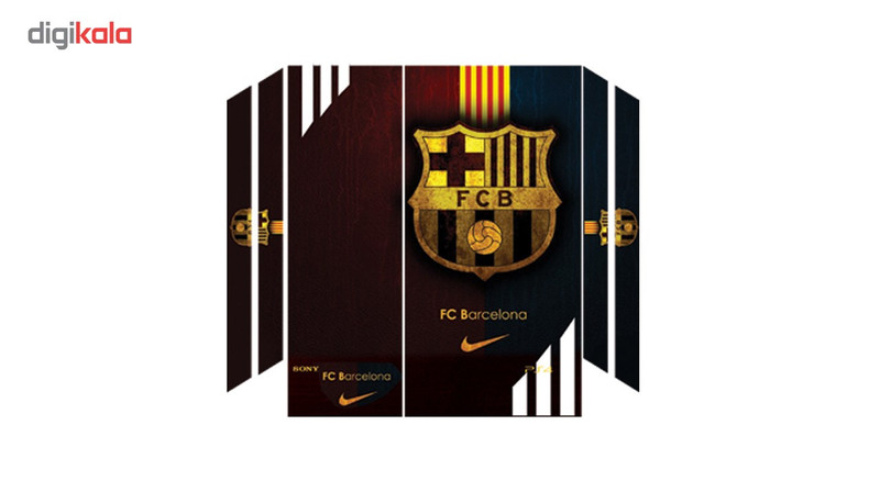 برچسب افقی پلی استیشن 4 گراسیپا طرح Barcelona