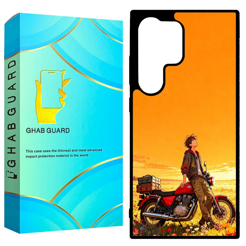 کاور قاب گارد طرح موتور سوار مدل GCHPS23U مناسب برای گوشی موبایل سامسونگ Galaxy S23 Ultra 5G  