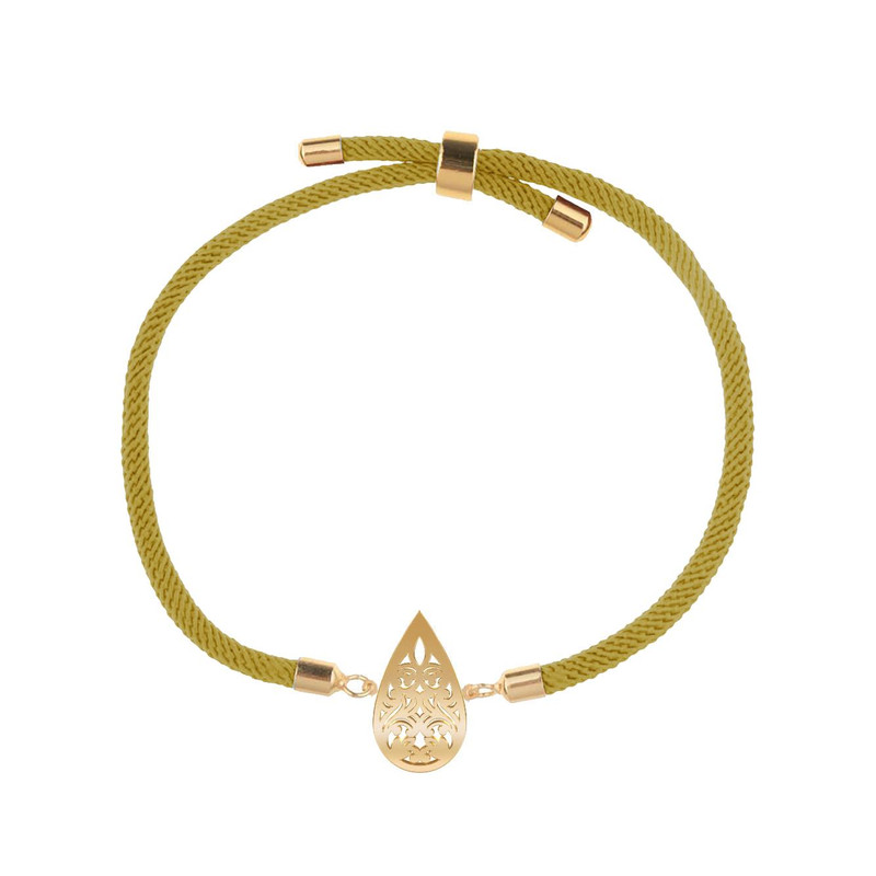 دستبند طلا 18 عیار زنانه مدوپد مدل اسلیمی کد D14-10689