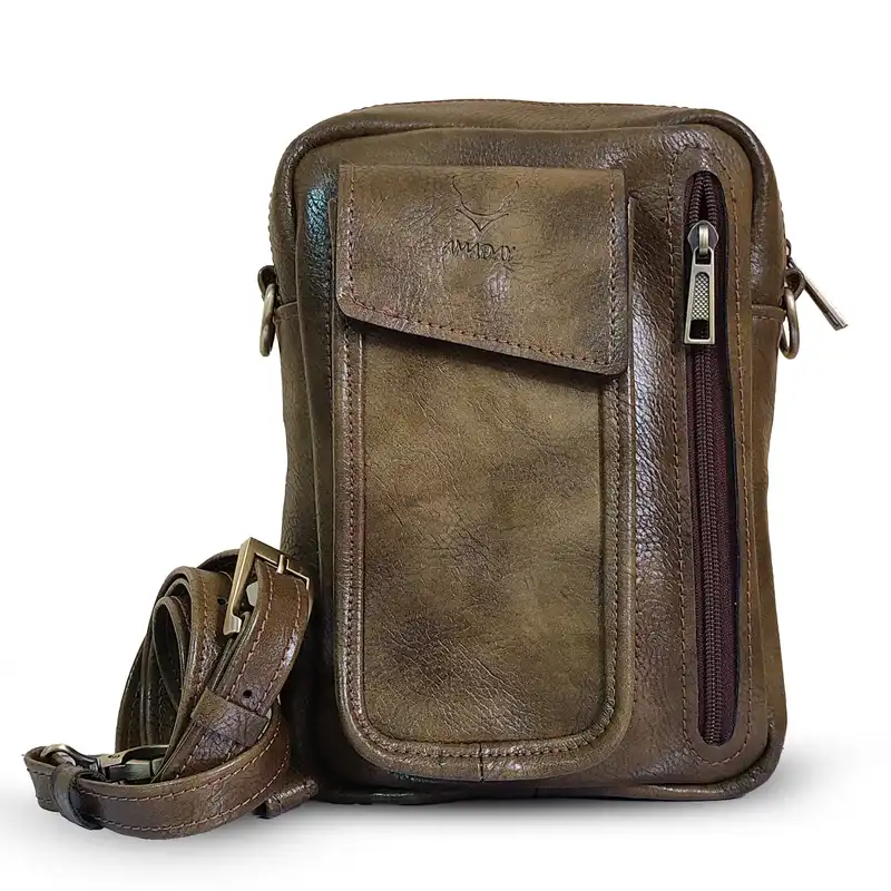 کیف رودوشی چرم آمادای مدل دوشی اسپرت