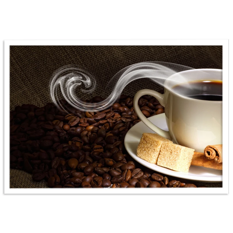 تابلو بکلیت طرح فنجان قهوه مدل W-s287