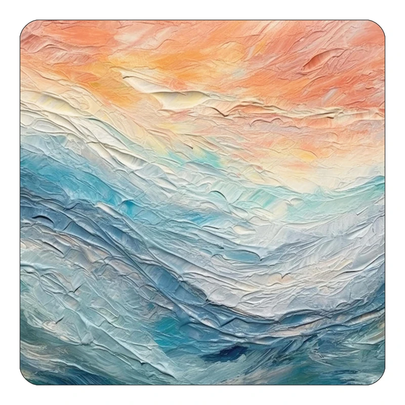 مگنت کاکتی طرح نقاشی رنگ روغن مدل mp69528