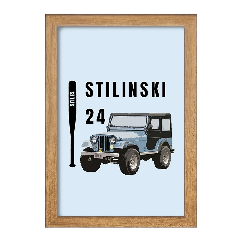 تابلو خندالو مدل استایلز استلینسکی سریال تین ولف Teen Wolf کد 28464