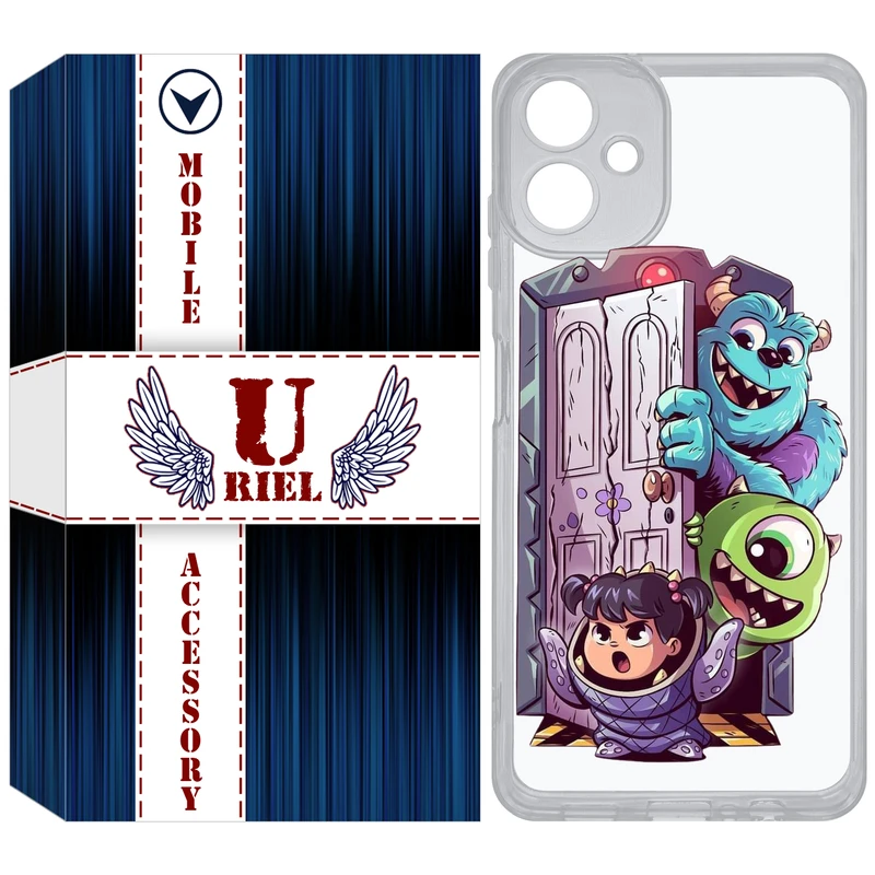 کاور یوریل مدل Clear کد 67 طرح سالیوان مناسب برای گوشی موبایل سامسونگ Galaxy A06