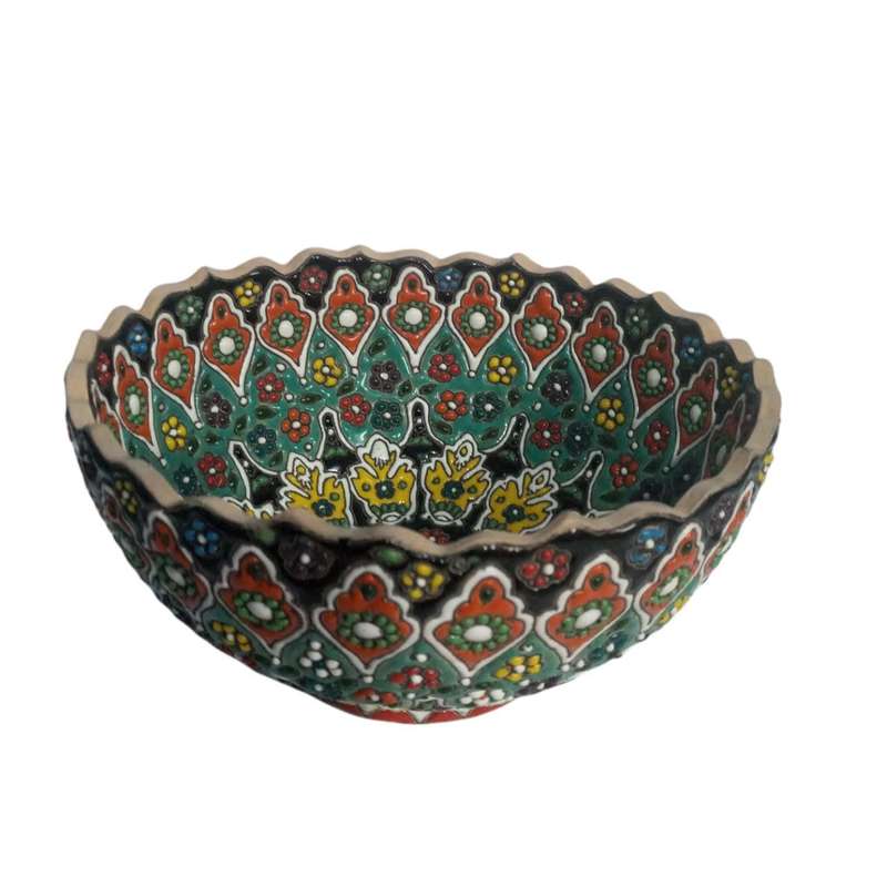 میوه خوری میناکاری مدل چند رنگ کد 7171