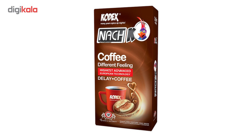 کاندوم کدکس مدل Coffee بسته 12 عددی