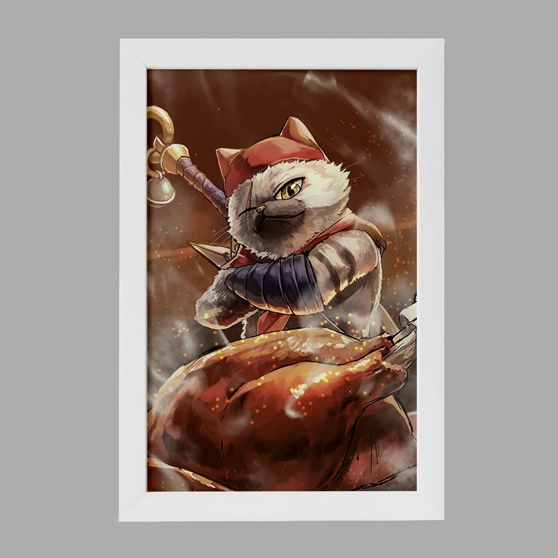 تابلو خندالو مدل بازی شکارچی هیولا (Monster Hunter) کد 33249
