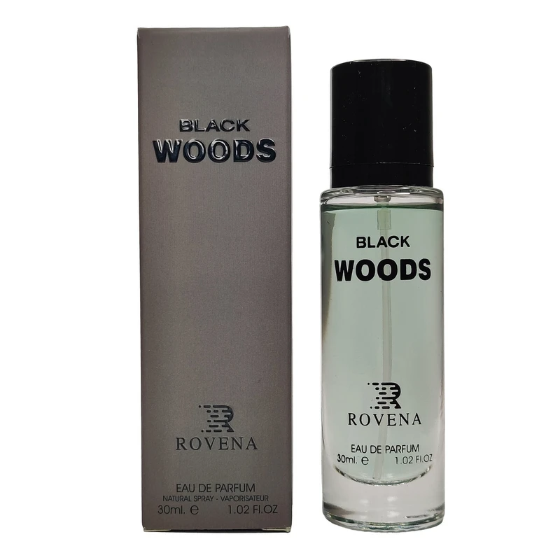 ادو پرفیوم روونا مردانه مدل black woods با رایحه تلخ حجم 30 میلی لیتر