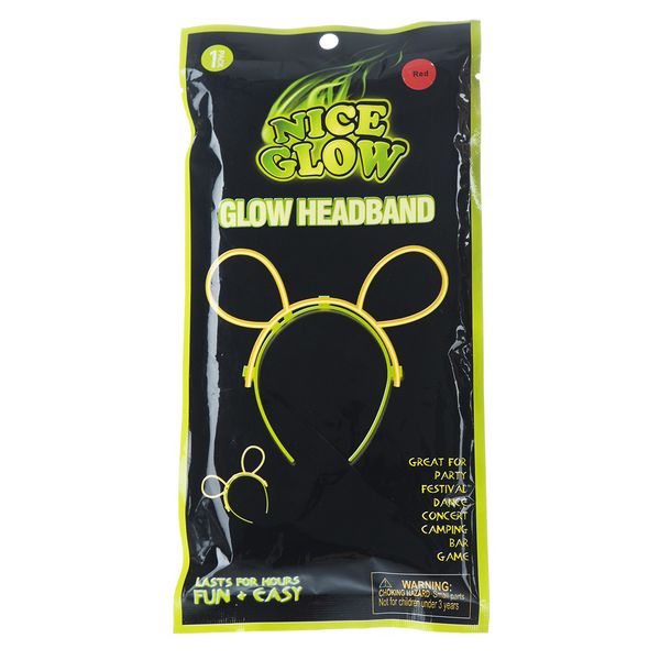 تل شب تاب نایس گلو مدل Glow Headband تل شب تاب نایس گلو مدل Glow Headband