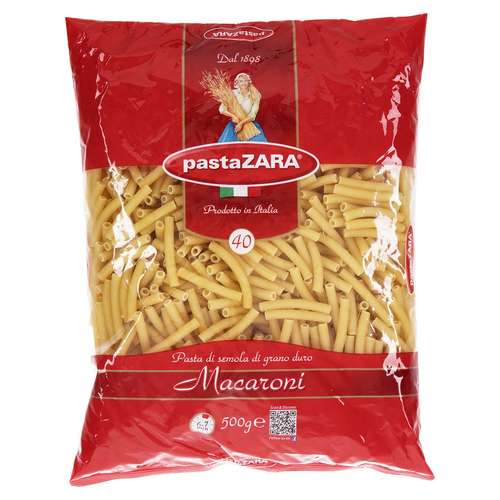 پاستا پاستا زارا مدل Macaroni مقدار 500 گرم
