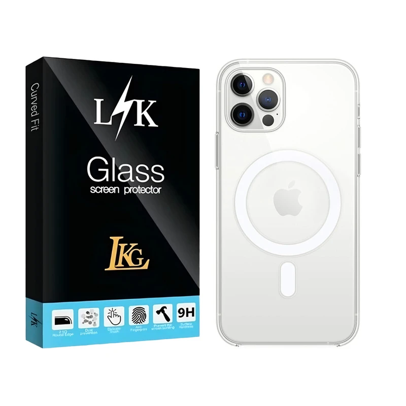 کاور ال کا جی مدل قاب مگسیف دار مناسب برای گوشی موبایل اپل iPhone 15 Pro Max