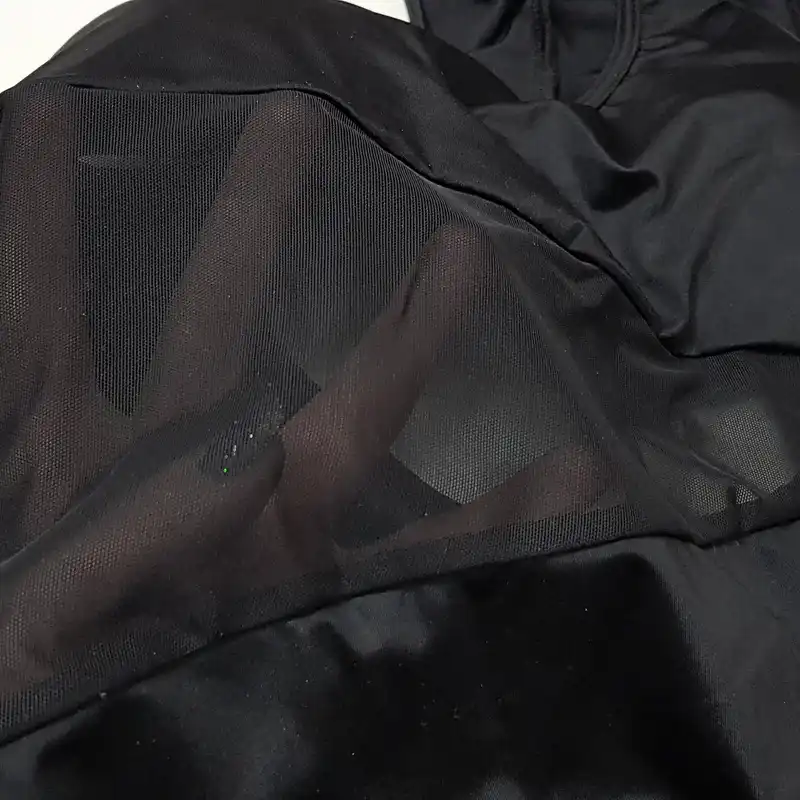 مایو زنانه ماییلدا مدل پددار یک تکه توری کد 4229-705 رنگ مشکی