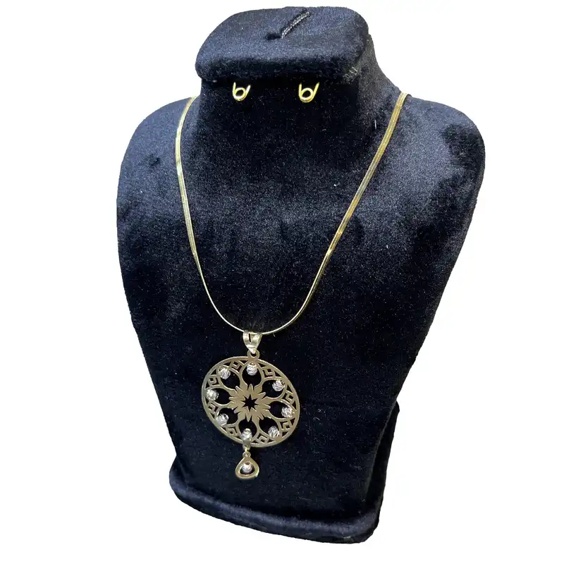 گردنبند طلا 18 عیار زنانه رستا گالری مدل F87554