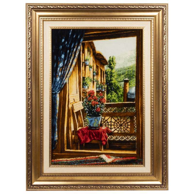 تابلو فرش دستباف سی پرشیا مدل منظره ماسوله کد 902747