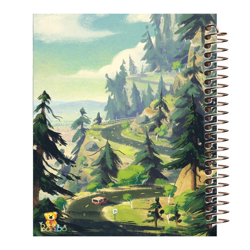 دفتر نقاشی 50 برگ بانیبو مدل جنگل  کد 293