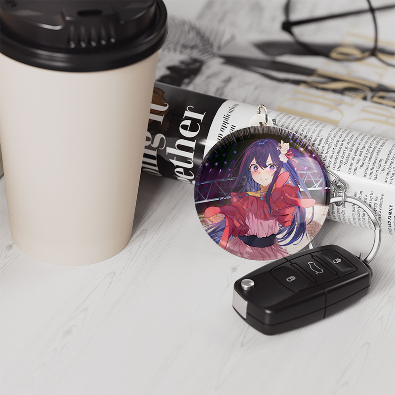 جاکلیدی خندالو مدل هوشینو انیمه اوشی نو کو ستاره من Oshi No Ko کد 27471