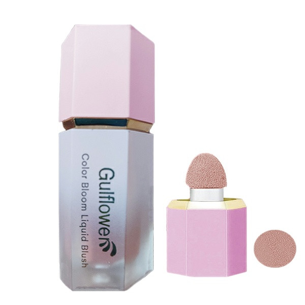 رژ گونه مایع گل فلاور مدل پددار شماره 06