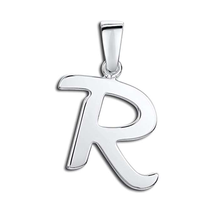 آویز گردنبند نقره مدل حرف R آویز گردنبند نقره مدل حرف R
