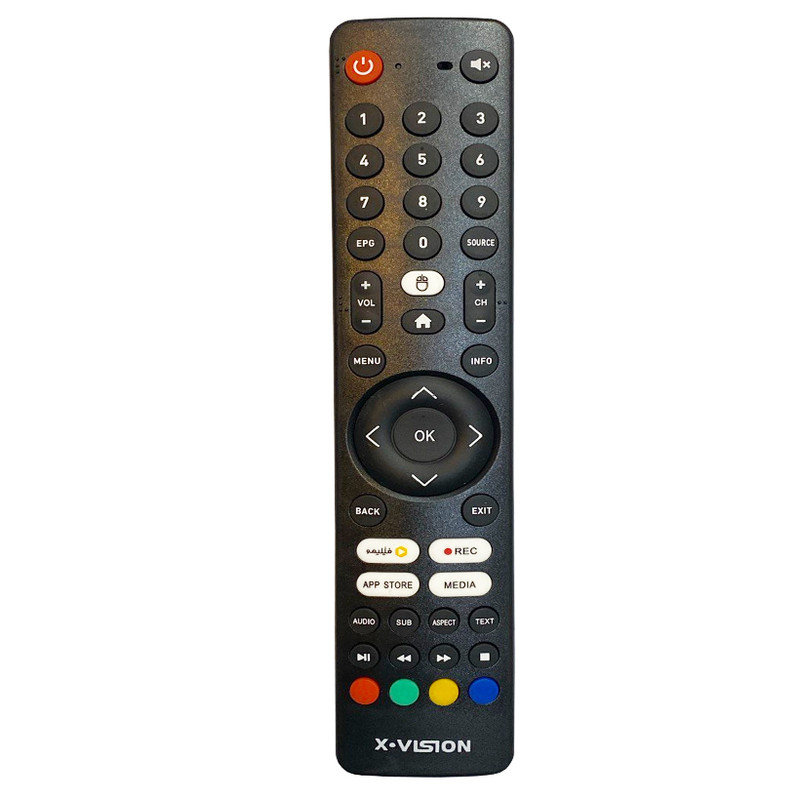 ریموت کنترل تلویزیون ایکس ویژن مدل 1985 ریموت کنترل تلویزیون ایکس ویژن مدل 1985