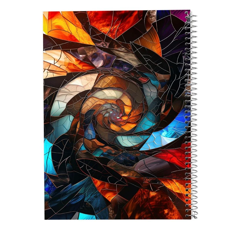 دفتر ژورنال نویسی 50 برگ مدوپد مدل نقطه ای طرح اشکال فانتزی کد DF16063