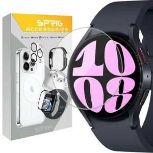 محافظ صفحه نمایش شیشه ای اسپریگ مدل SPG مناسب برای ساعت هوشمند سامسونگ Galaxy watch 6 44mm