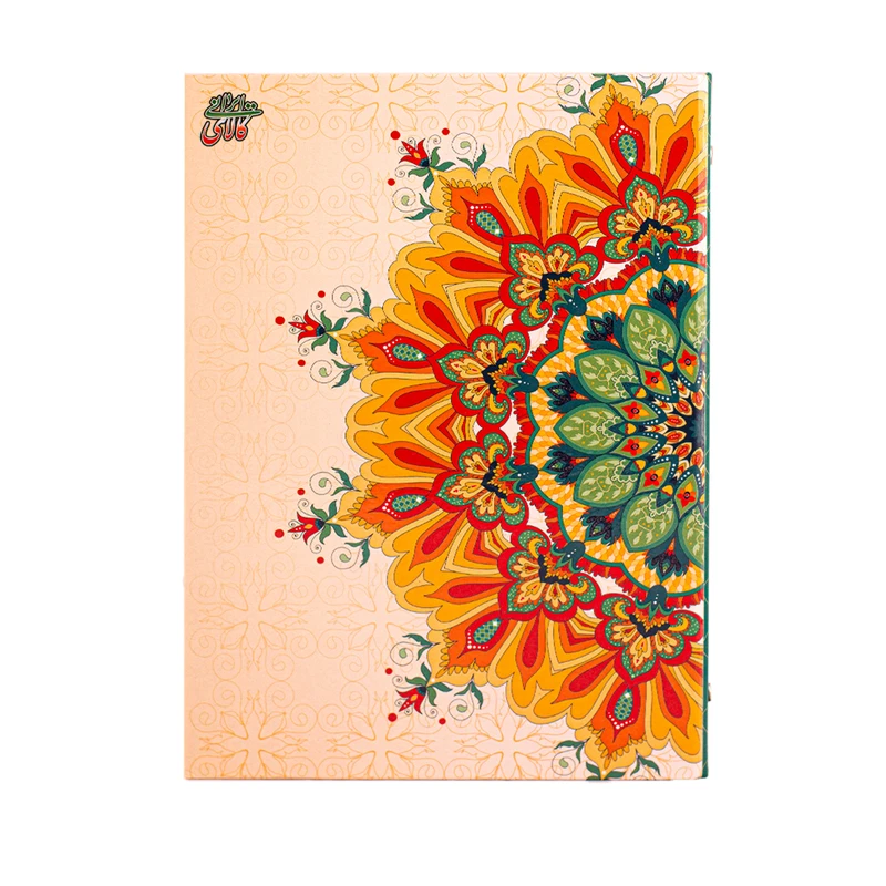 دفتر کلاسوری 80 برگ مدل سنتی کد L3016