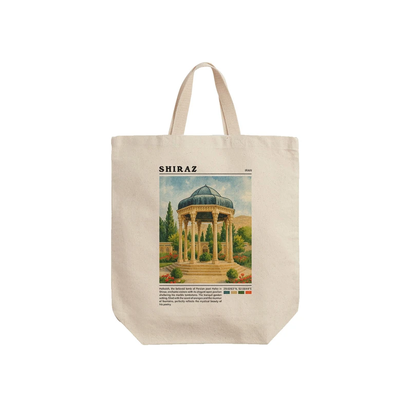 ساک خرید ترمه طراحان ایده مدل حافظیه شیراز کد map0824 - S