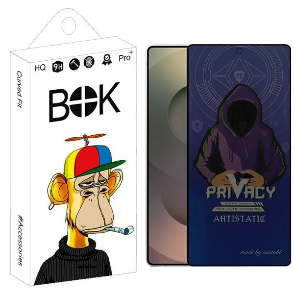 محافظ صفحه نمایش بوک مدل Privacy Mietubl Fix مناسب برای گوشی موبایل سامسونگ galaxy S25 Ultra