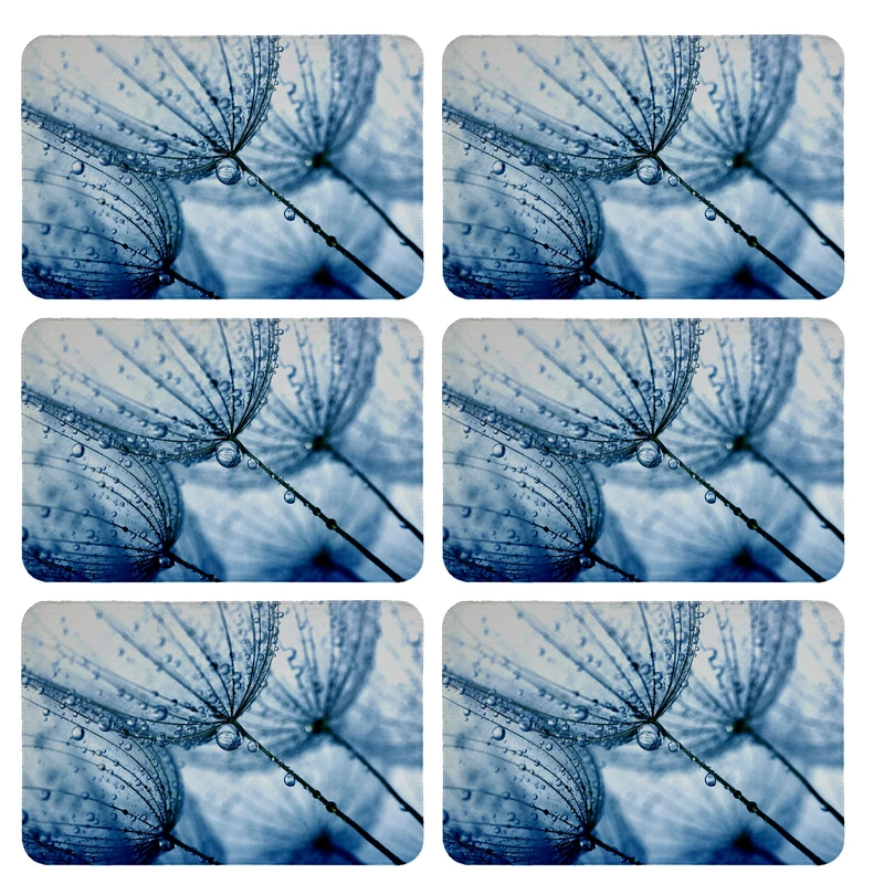 زیربشقابی طرح شبنم کد 9038 بسته 6 عددی  