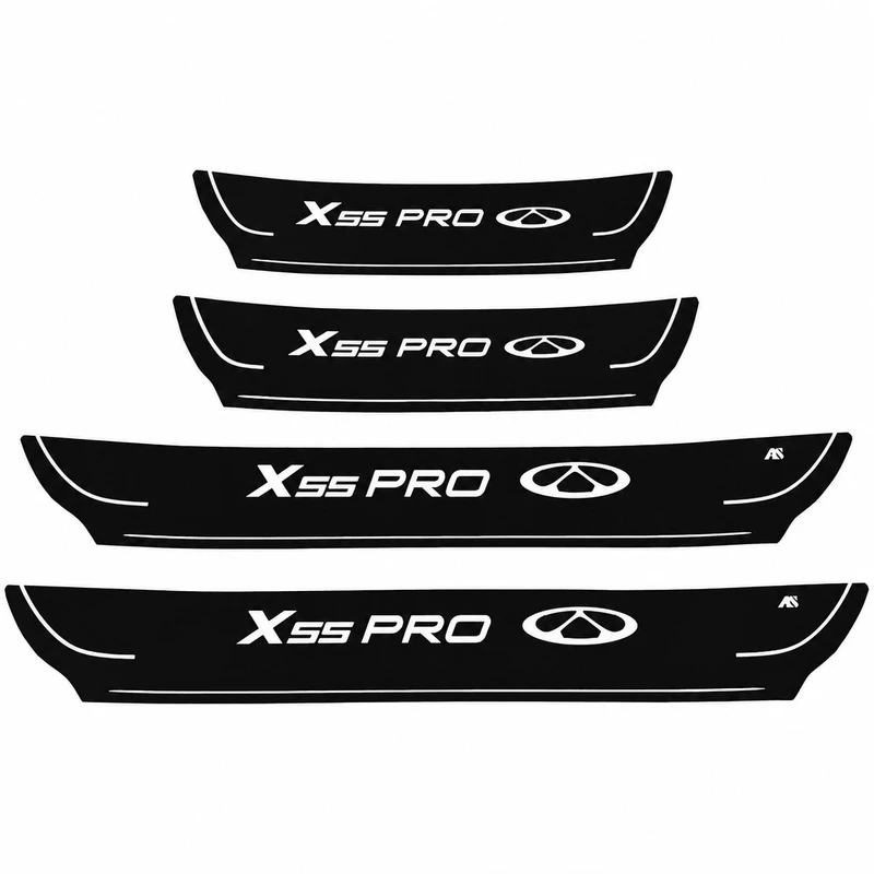 برچسب پارکابی خودرو استیک کد M316 مناسب برای X55 Pro مجموعه 4 عددی