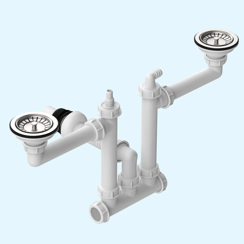 عکس شماره 3 : سیفون ظرفشویی محک مدل کم جا کد 362