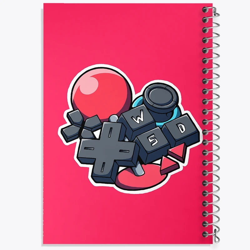 دفتر شطرنجی 50 برگ خندالو مدل گیمر کد F2341