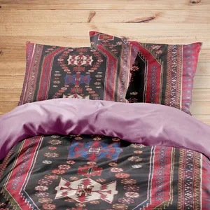 سرویس روتختی مدوپد طرح فرش آوه لچک سه‌ترنج مدل C-aveh01 یک نفره 4 تکه