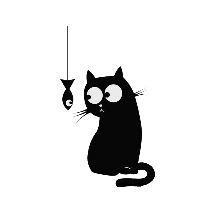برچسب موتور سیکلت مهدیار طرح Cat کد bm0023