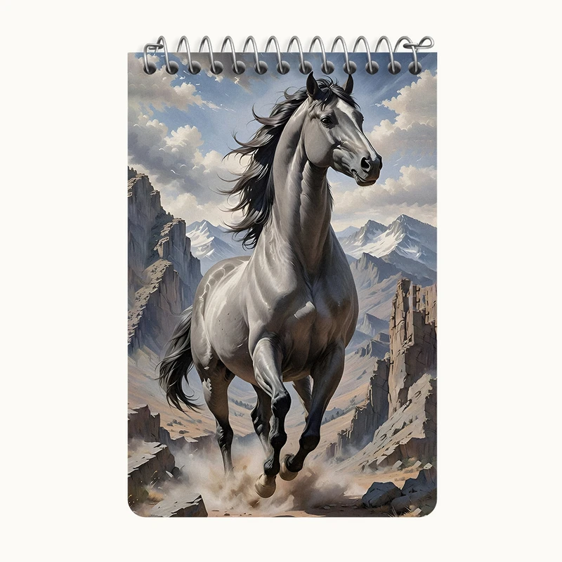 دفتر یادداشت 50 برگ خندالو طرح اسب کد F9250