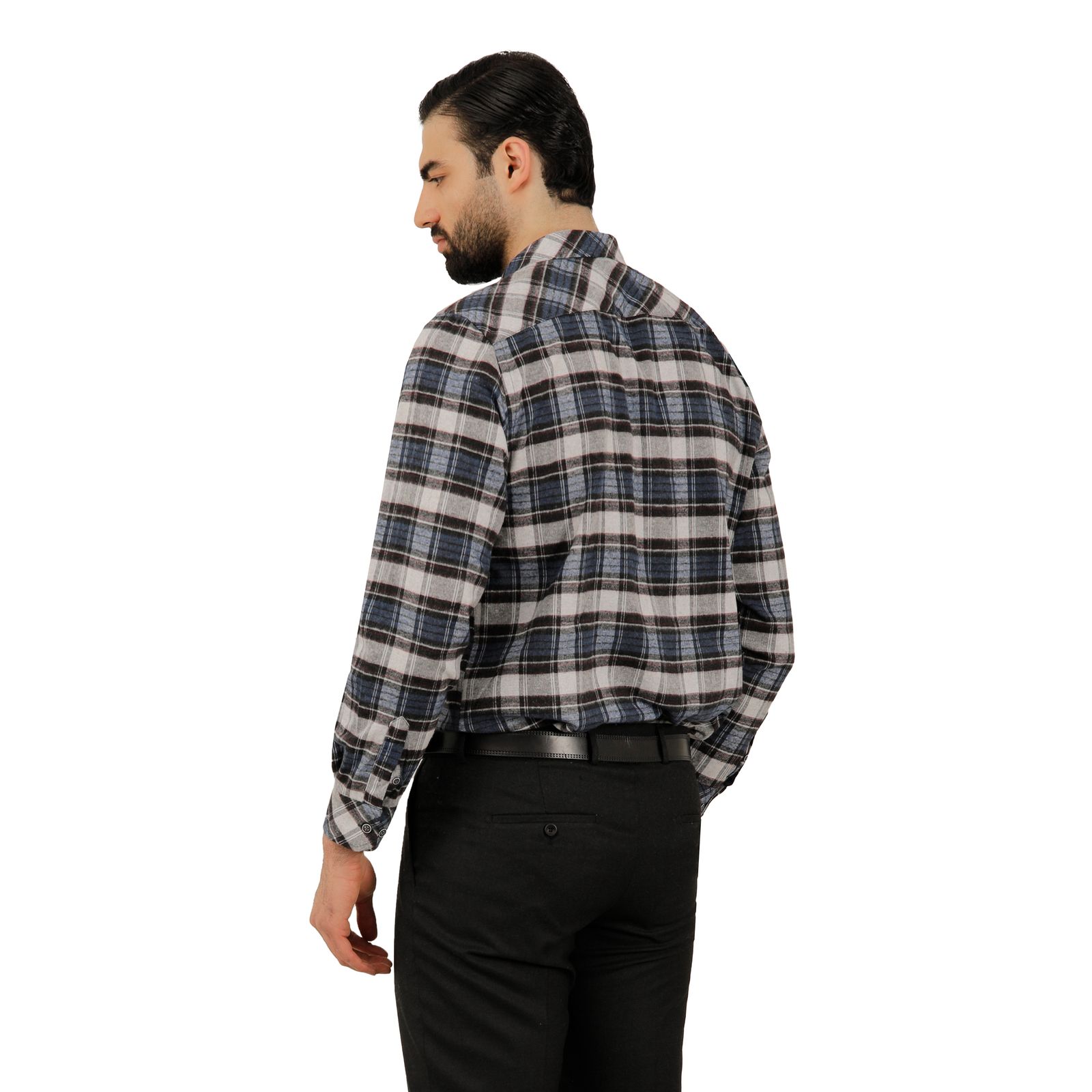 پیراهن آستین بلند مردانه پاتن جامه مدل پشمی 102721020232841 -  - 3