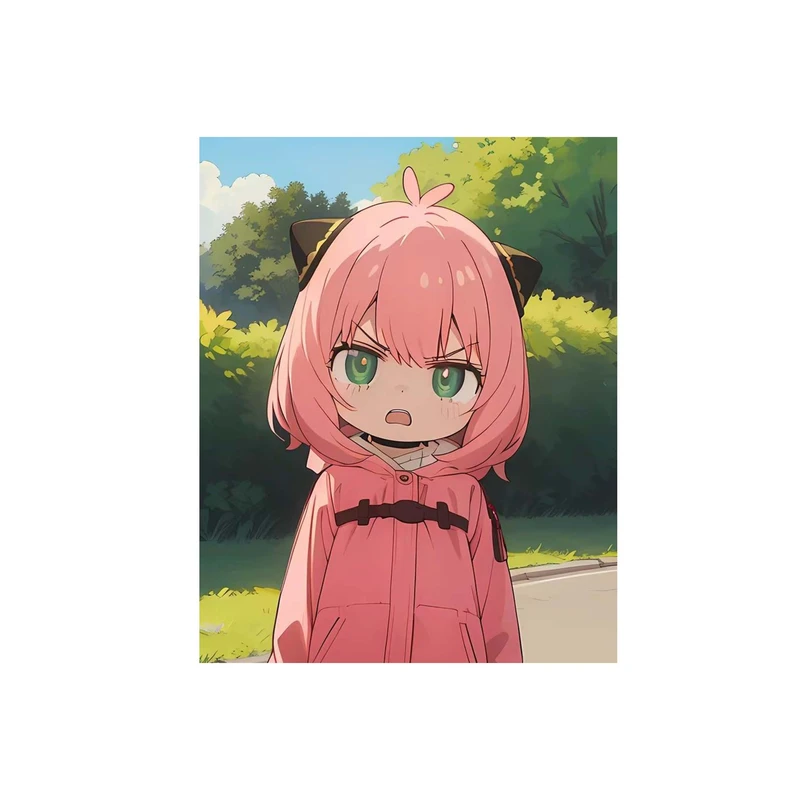 استیکر لپ تاپ و موبایل مدل انیمه طرح خانواده جاسوس آنیا فورگر  کد 3054