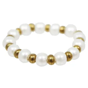 انگشتر زنانه مدل مروارید کد 71810