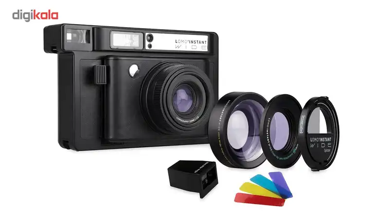 دوربین چاپ سریع لوموگرافی مدل Wide Black به همراه دو لنز