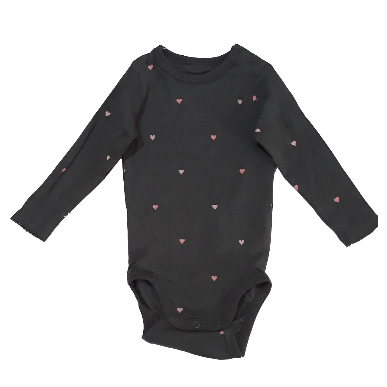 بادی آستین بلند نوزادی اچ اند ام مدل 8694