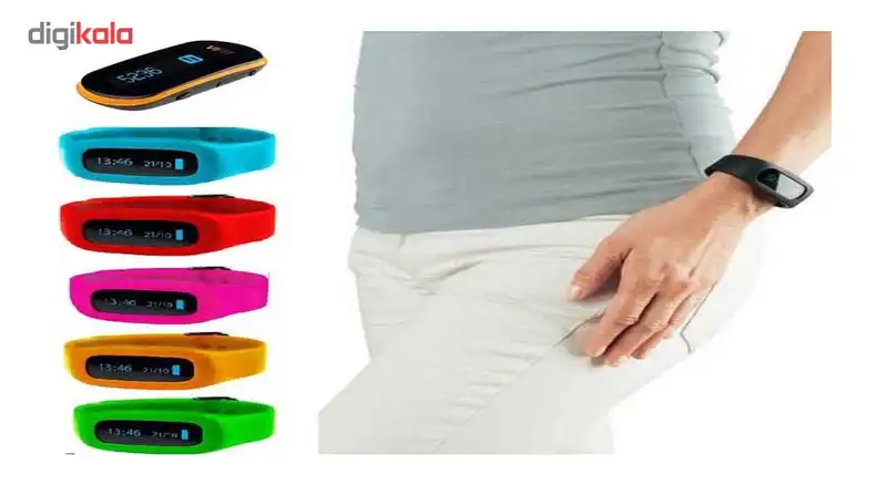 گام شمار هوشمندمدیسانا آلمان مدل وای فیت با مچ بند مشکی