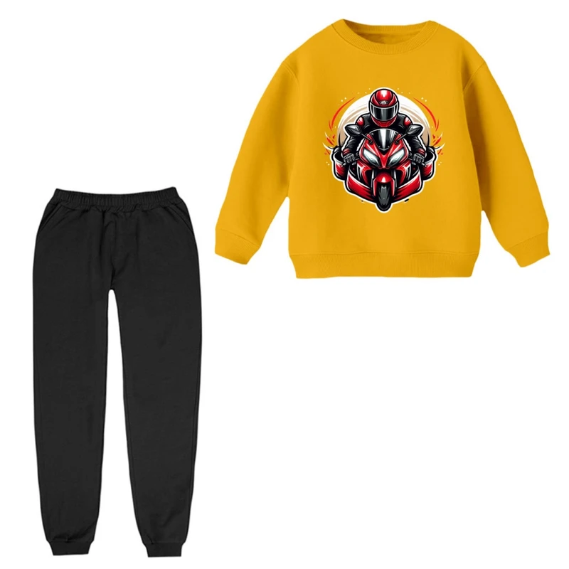 ست سویشرت و شلوار مدل موتورسوار کد 01 