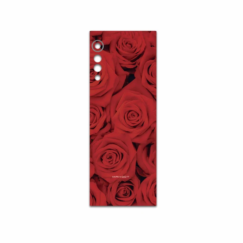 برچسب پوششی ماهوت مدل Red-Flower مناسب برای گوشی موبایل ال جی Velvet 5G